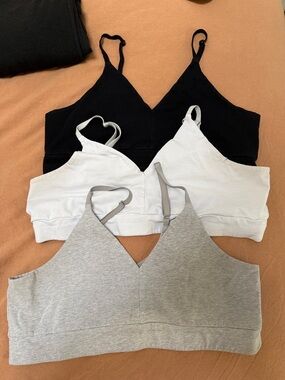 Pact set of 3 cotton bras